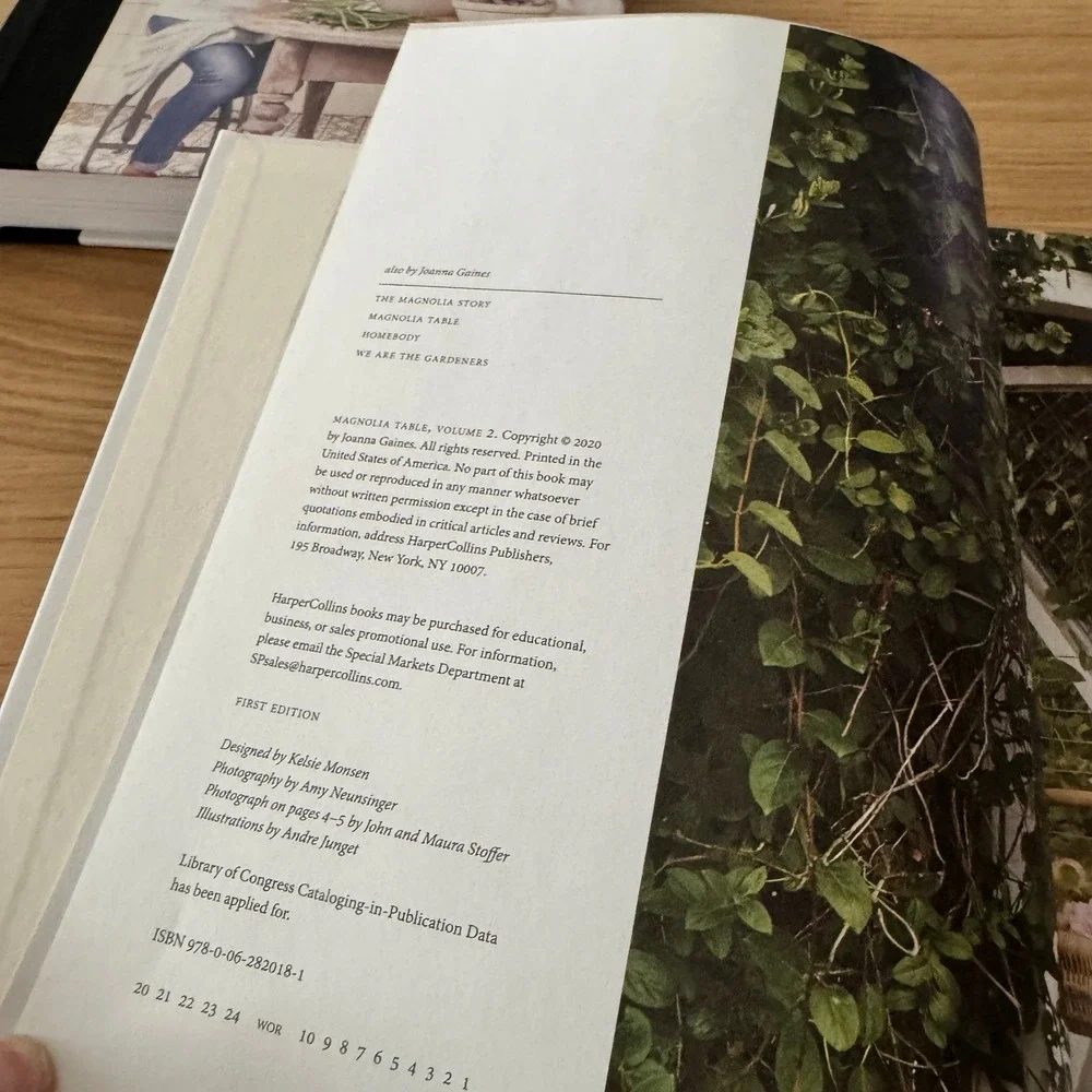 Joanna Gaines Magnolia Table Cookbook Set Volume 1 & 2 Hardcover Family Recipes